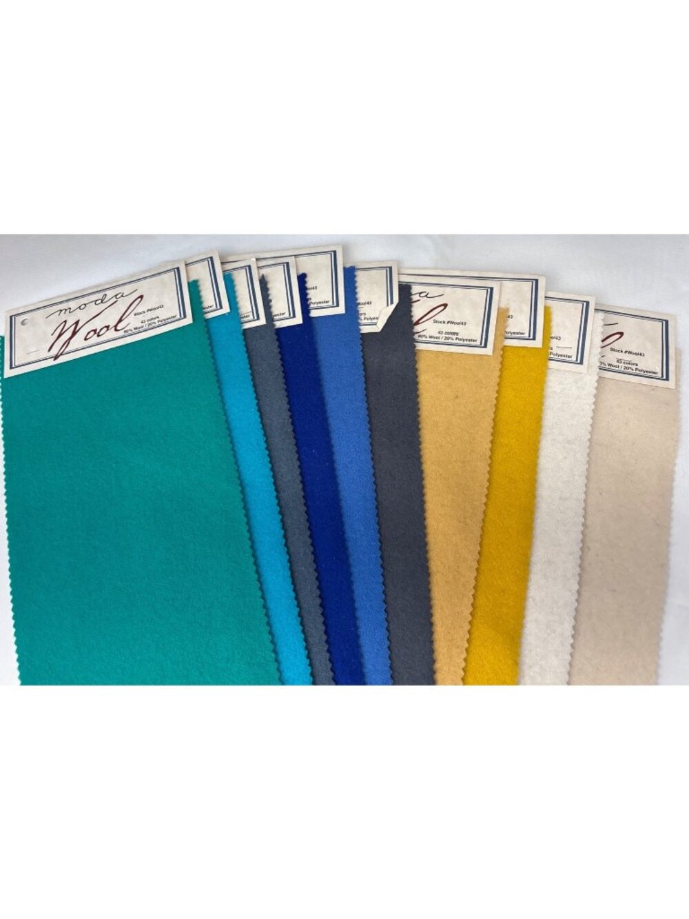Moda Wool Fabric Swatches Wool Blend Quilting Rug Making